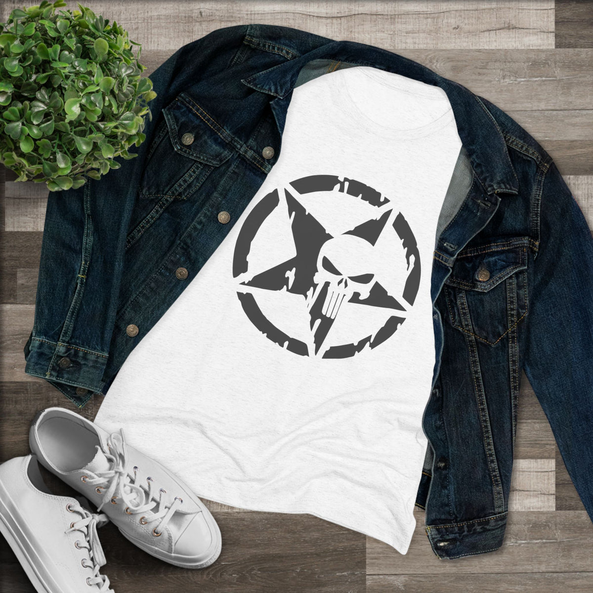 Recon Star Tactical Graphic Ladies Tee