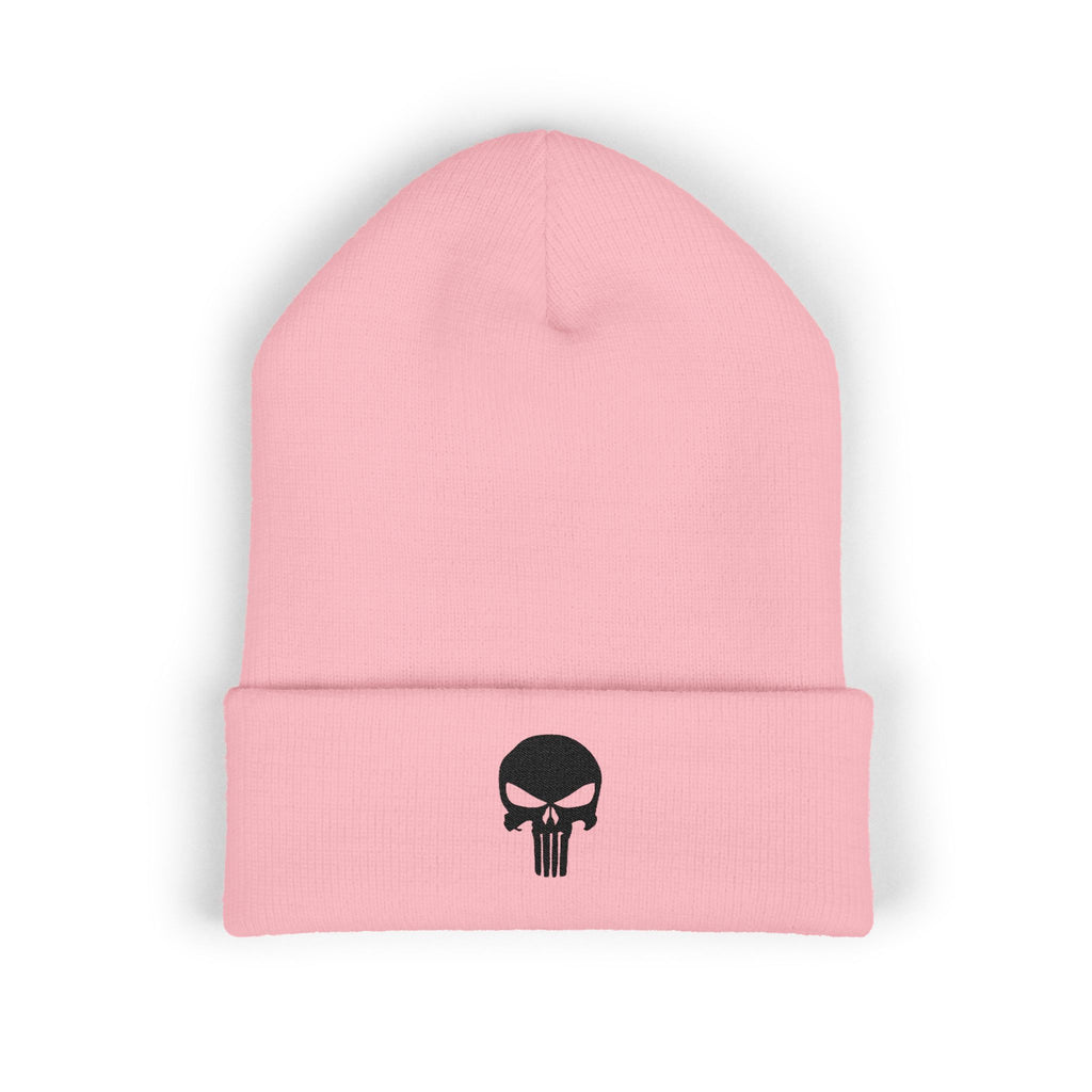 Blackout Skull Knit Cap