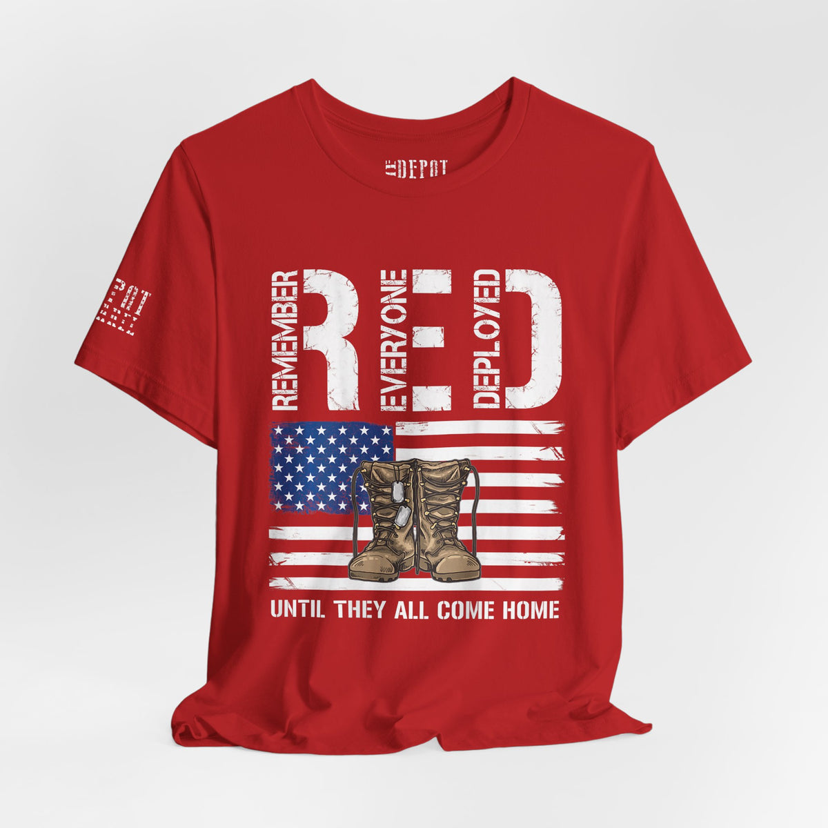 RED Friday Military Boots Tee