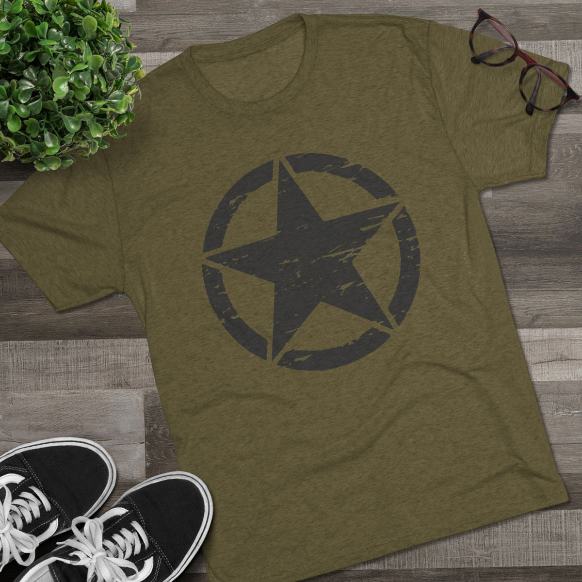 Tactical Blackout Star Tee