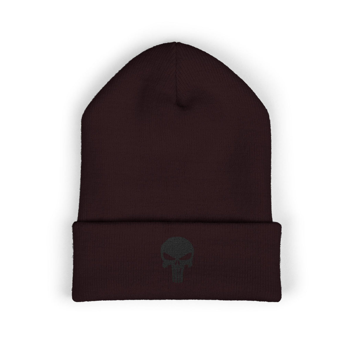 Blackout Skull Knit Cap