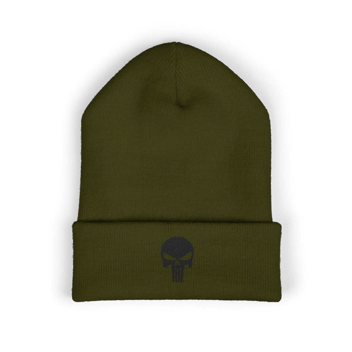 Blackout Skull Knit Cap