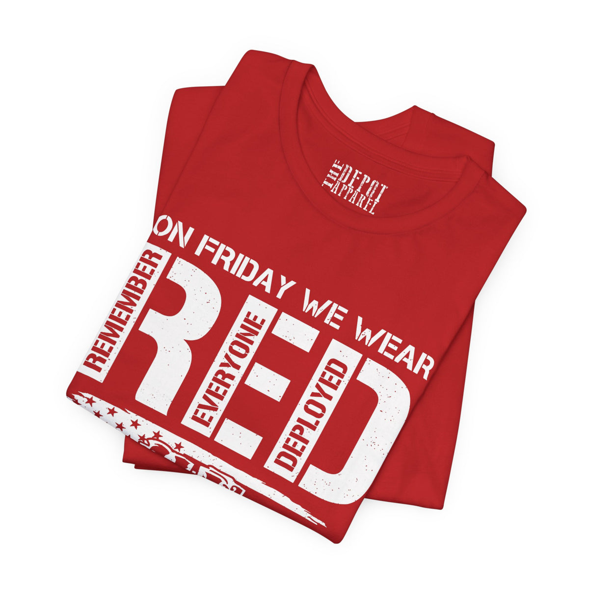 RED Friday Combat Boots Tee