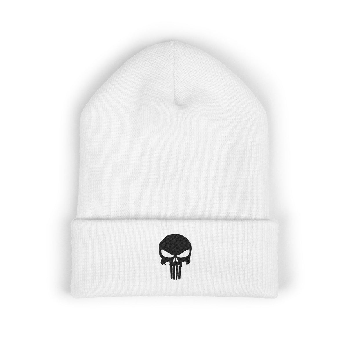 Blackout Skull Knit Cap