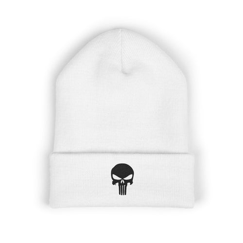 Blackout Skull Knit Cap