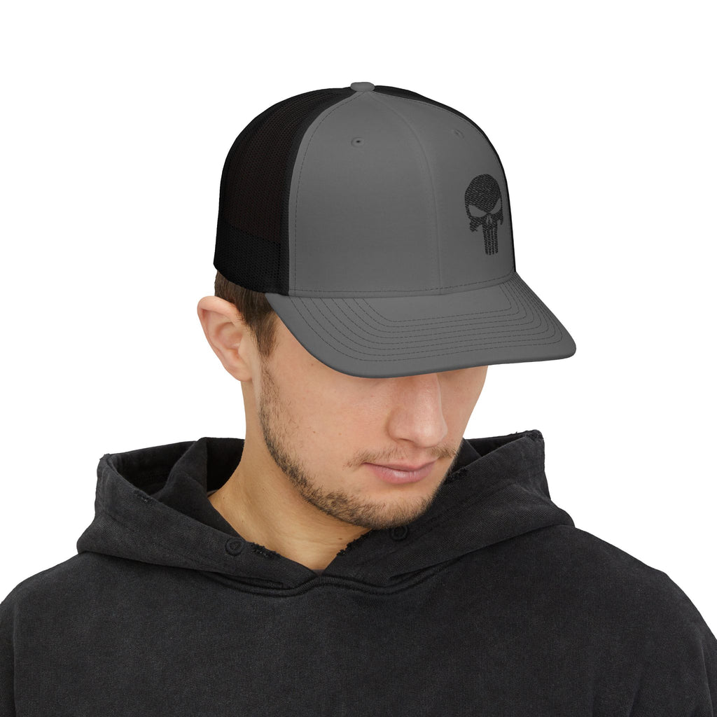 Blackout Tactical Skull Trucker Cap