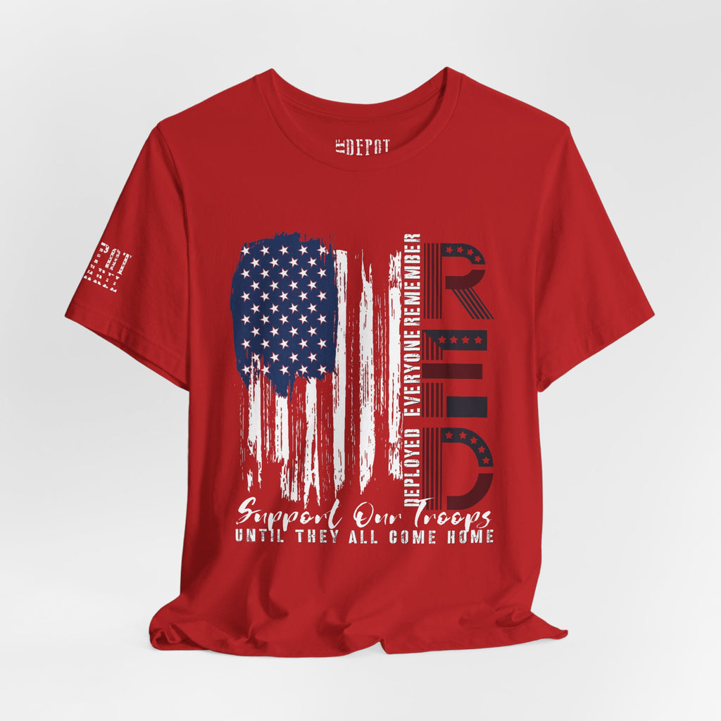 RED Friday Support Our Troops Tee