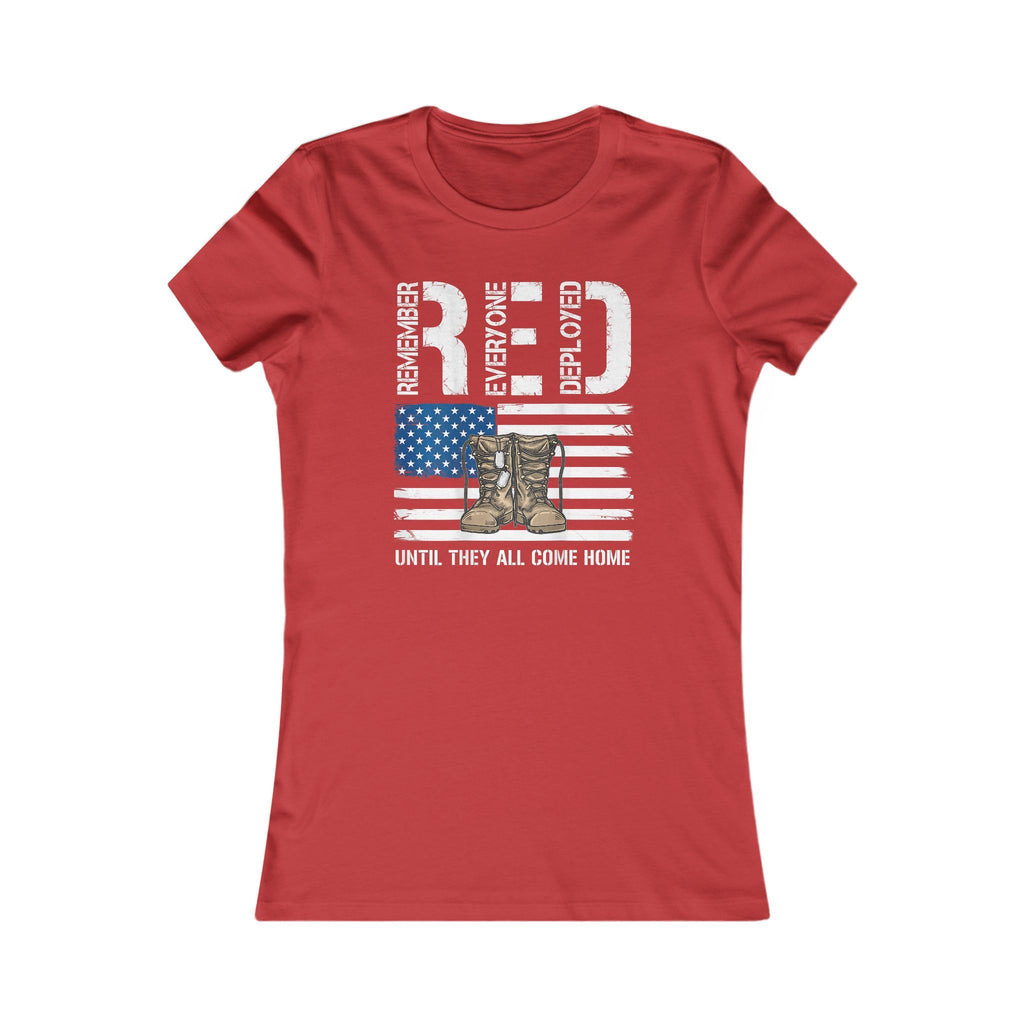 RED Friday Military Boots Ladies Tee