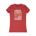 I Rock RED On Fridays For My Boyfriend Graphic Ladies Tee