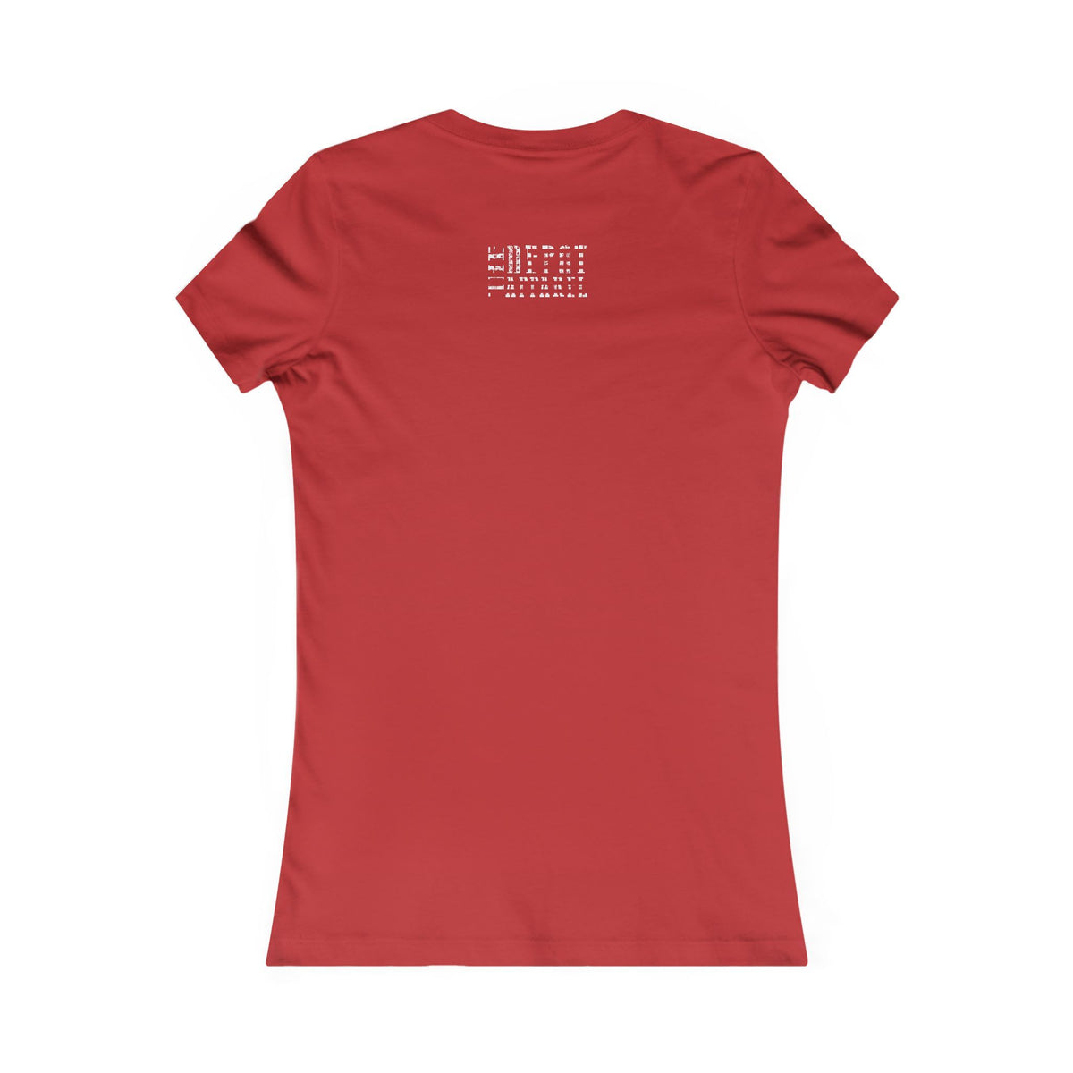 I Wear RED For My Brother Distressed Ladies Tee