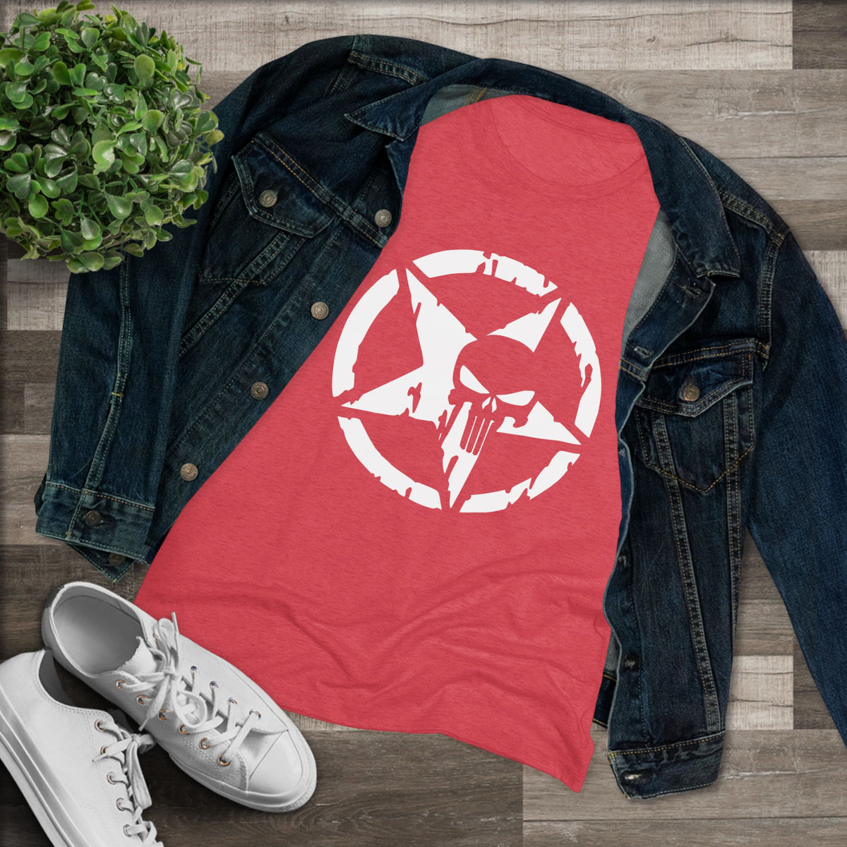Recon Star Tactical Graphic Ladies Tee