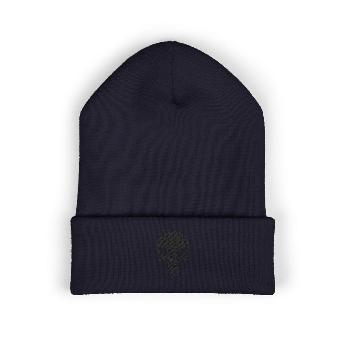 Blackout Skull Knit Cap