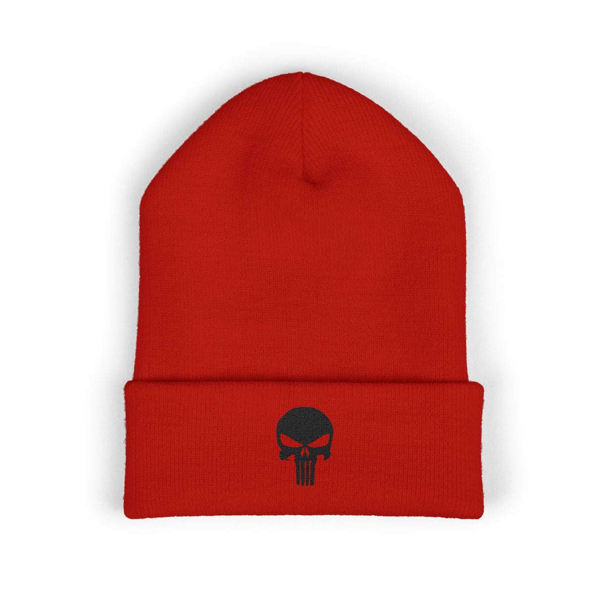 Blackout Skull Knit Cap