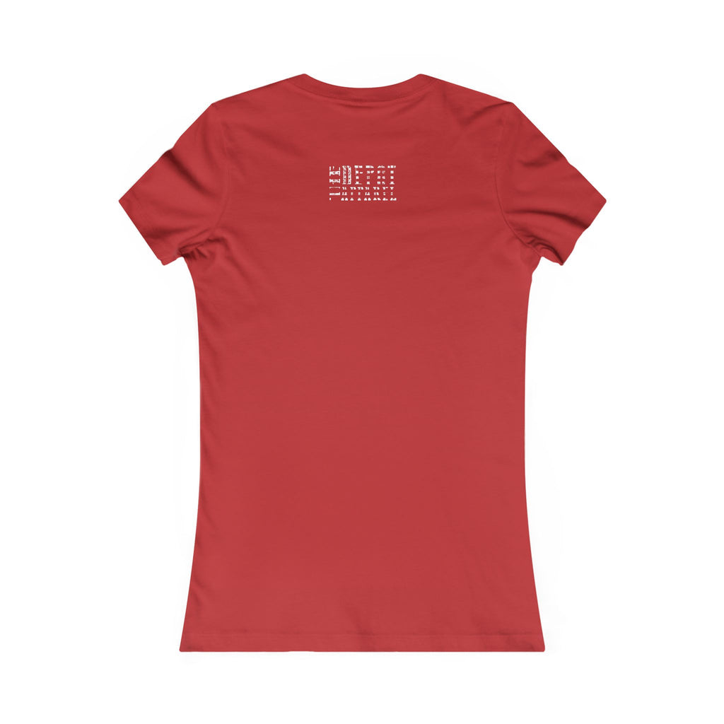 RED Friday Support Our Troops Silhouettes Ladies Tee