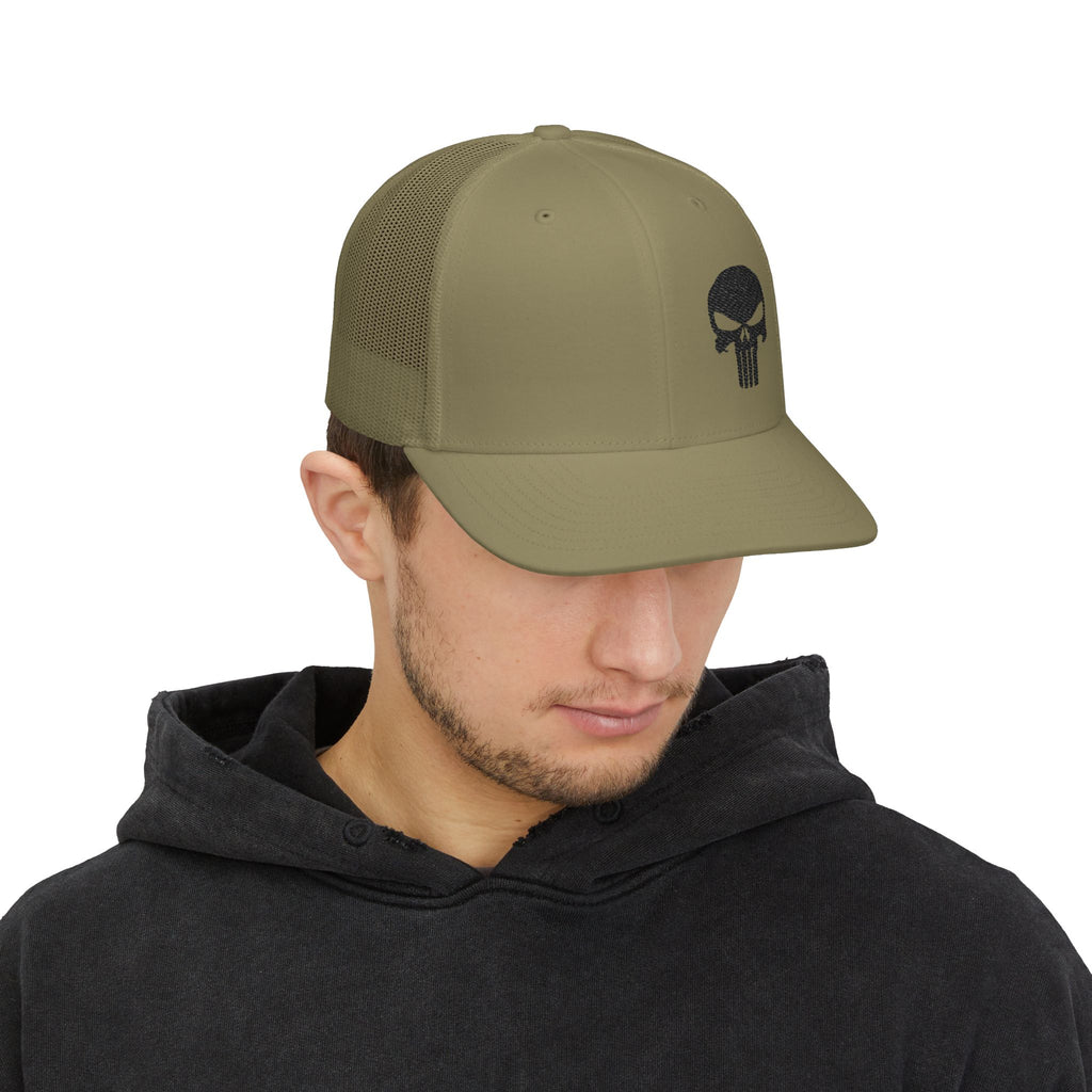 Blackout Tactical Skull Trucker Cap