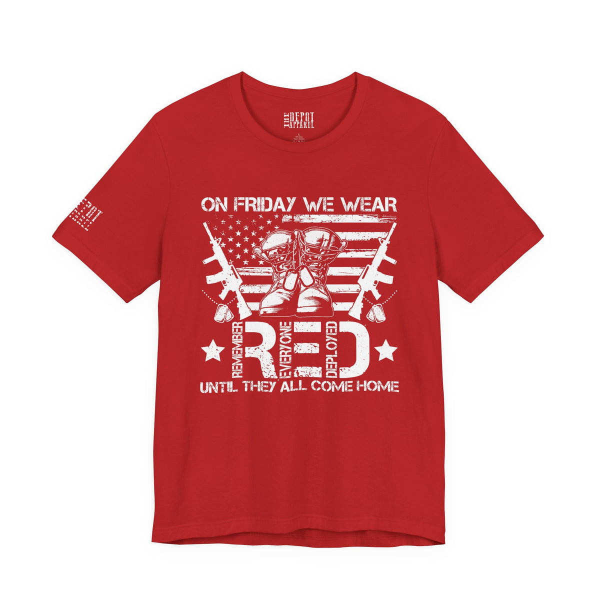 On Friday We Wear RED Rifle Tee