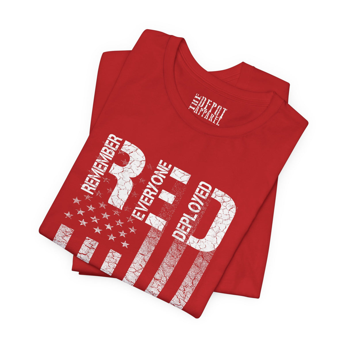 RED Friday Support Our Troops Silhouettes Tee