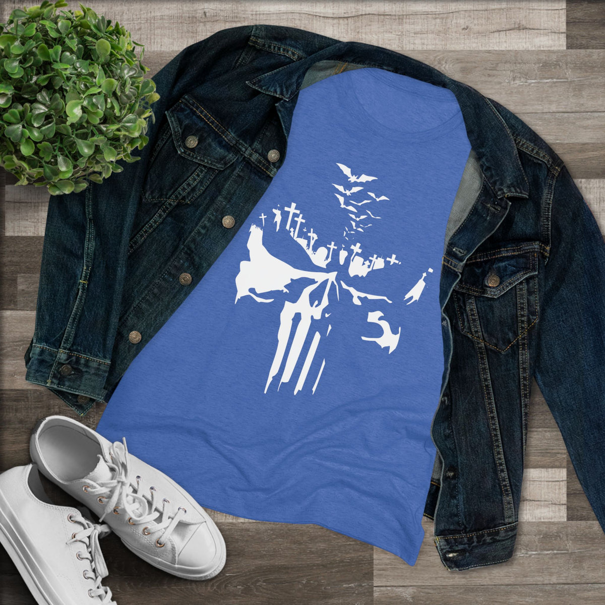 Phantom Grave Graphic Ladies Tee