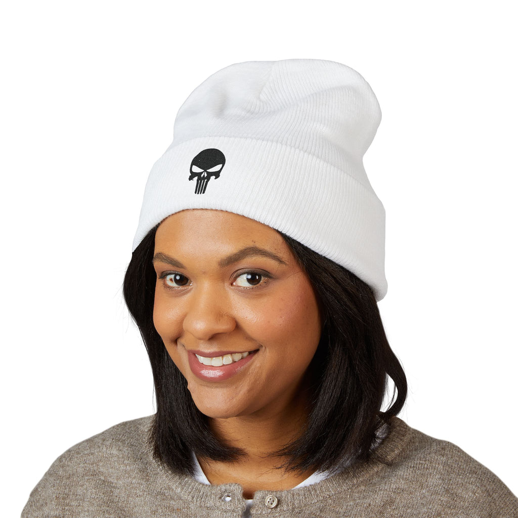 Blackout Skull Knit Cap