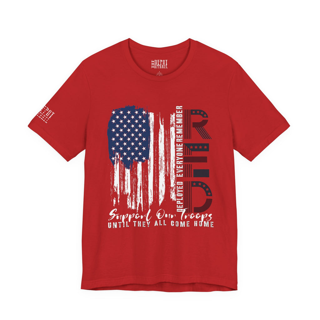 RED Friday Support Our Troops Tee